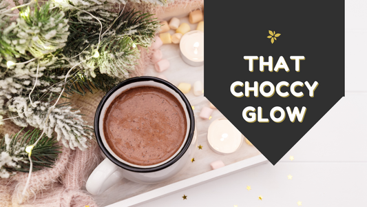 Indulge in That Choccy Glow: Delicious Wellness Blend.